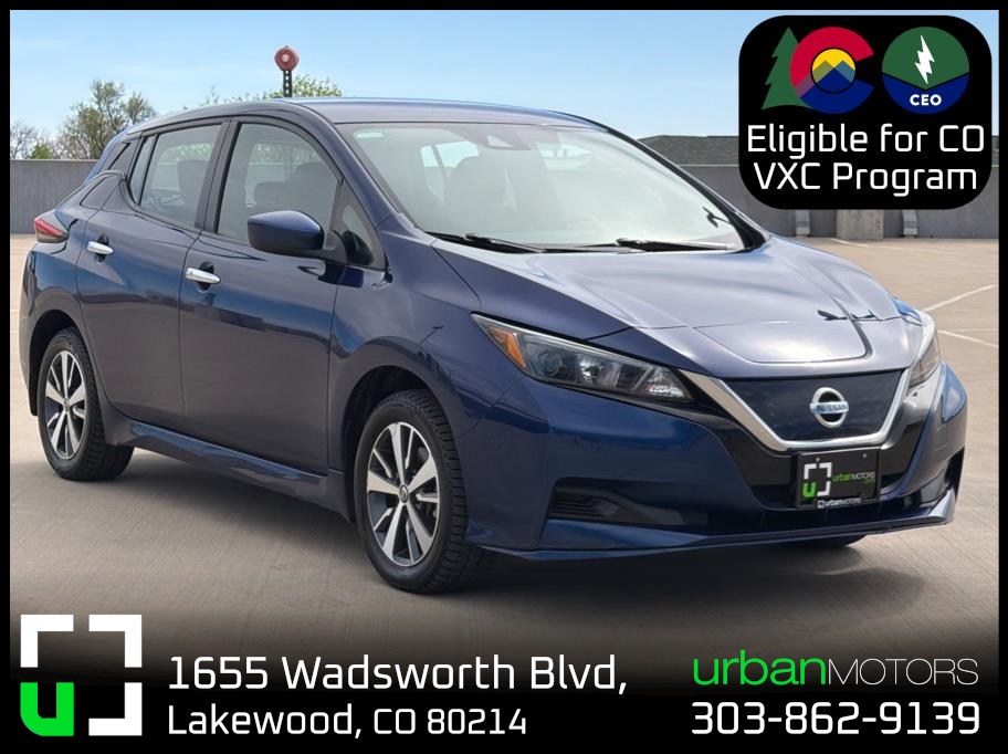 Blue 2020 Nissan LEAF S Plus FWD Hatchback Front-Wheel Drive Automatic