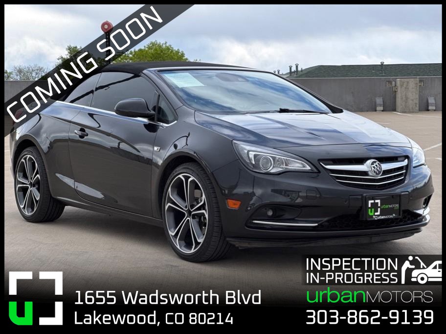 Black 2016 Buick Cascada Premium FWD Convertible Front-Wheel Drive 6-Speed Automatic Overdrive