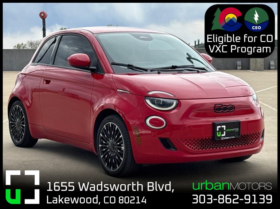 Red 2024 FIAT 500e Hatchback Automatic