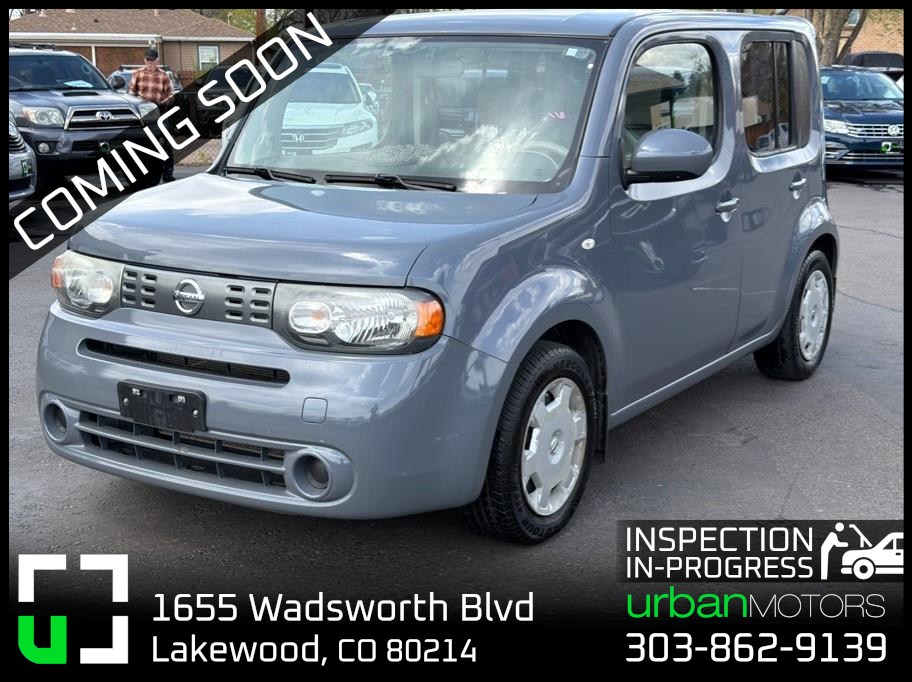 Gray 2014 Nissan Cube 1.8 S Wagon Front-Wheel Drive Continuously Variable Transmission