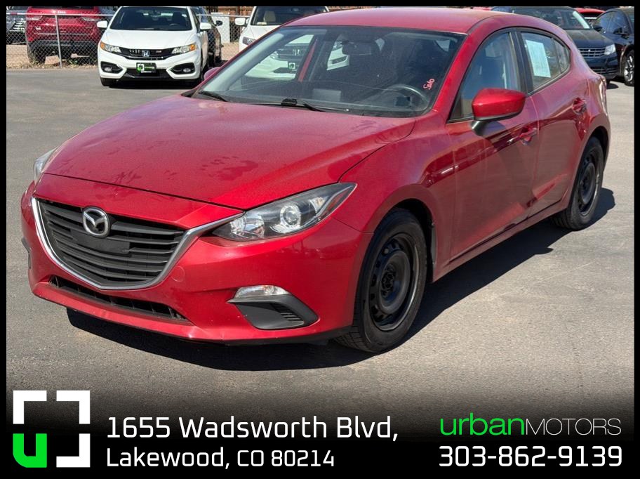 Red 2016 Mazda MAZDA3 i Sport Hatchback Hatchback Front-Wheel Drive 6-Speed Manual