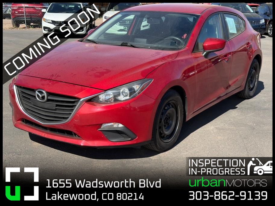 Red 2016 Mazda MAZDA3 i Sport Hatchback Hatchback Front-Wheel Drive 6-Speed Manual