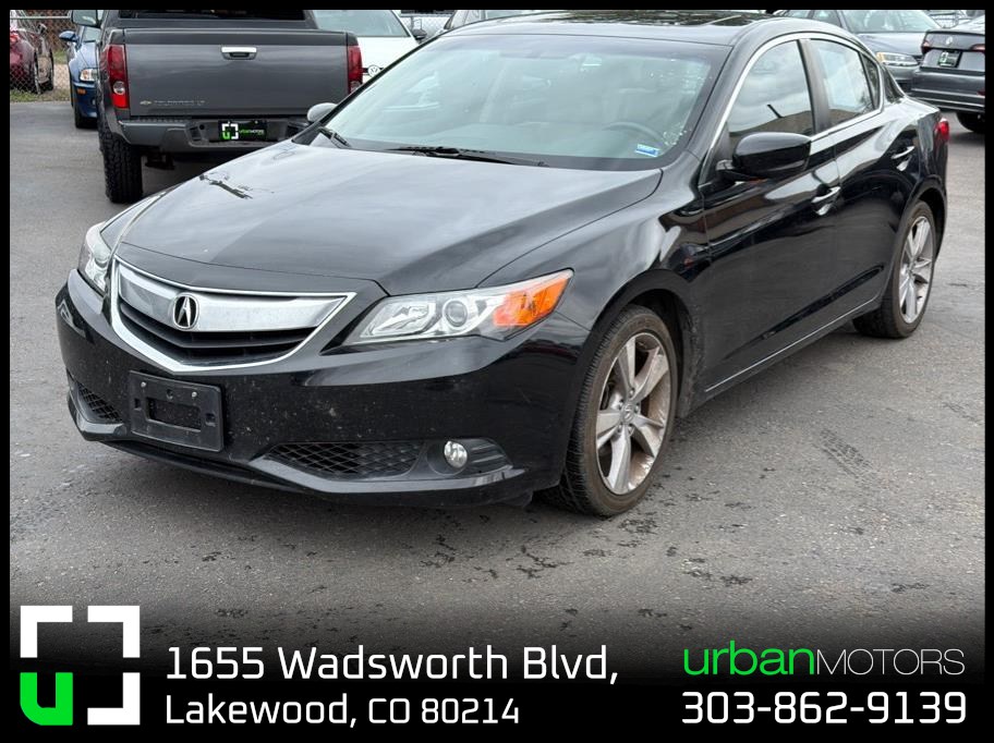 Black 2014 Acura ILX 2.0L FWD with Technology Package Sedan Front-Wheel Drive 5-Speed Automatic