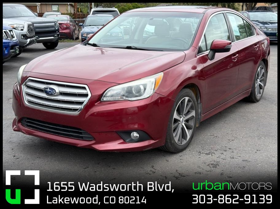 Red 2015 Subaru Legacy 2.5i Limited AWD Sedan All-Wheel Drive Continuously Variable Transmission