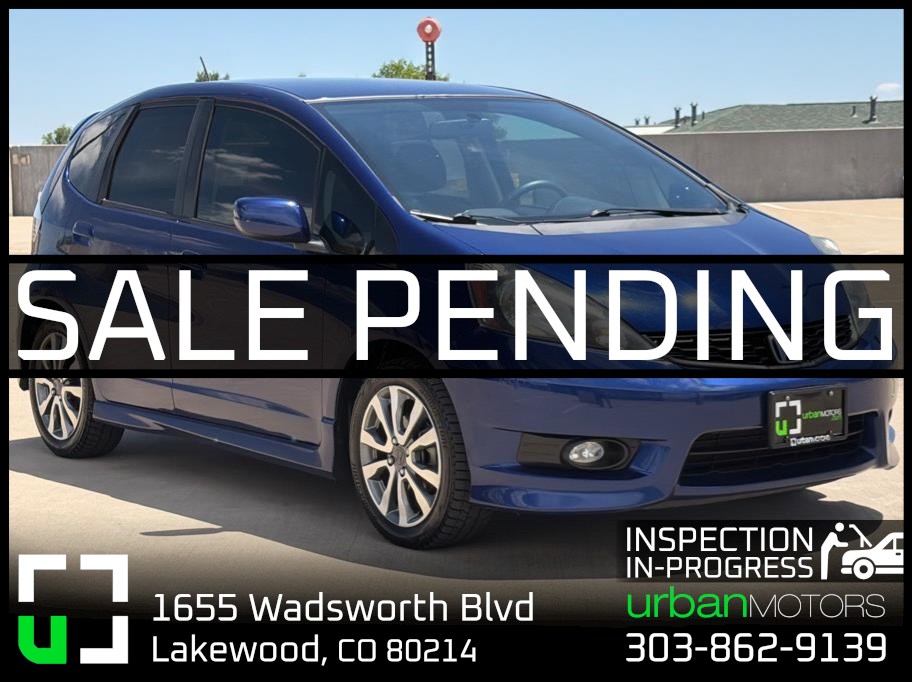 Blue 2012 Honda Fit Hatchback Front-Wheel Drive 5-Speed Automatic