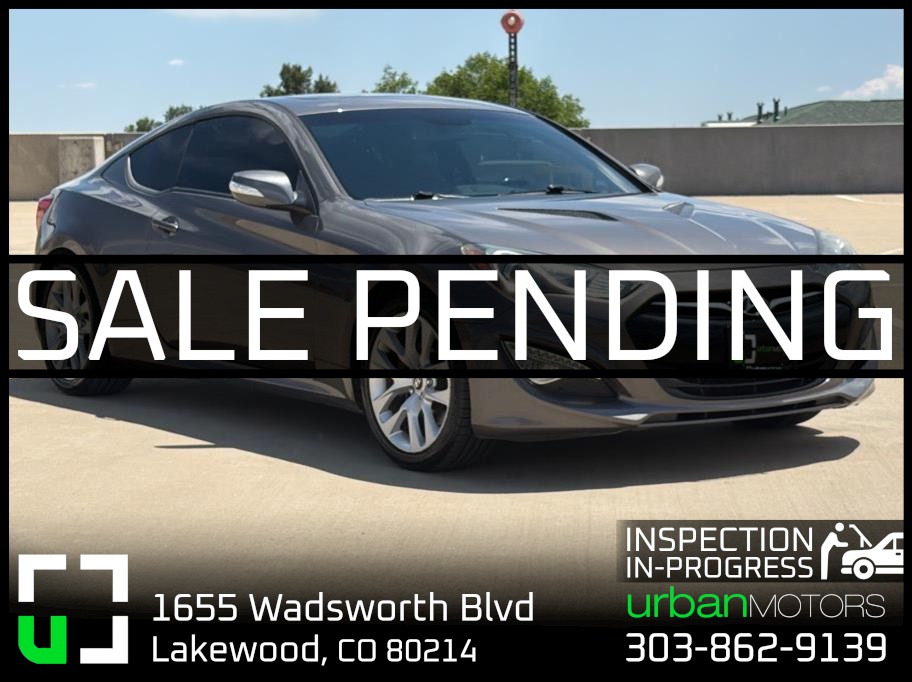 Gray 2013 Hyundai Genesis Coupe Coupe Rear-Wheel Drive 8-Speed Automatic