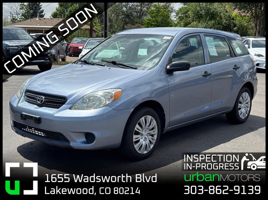 Blue 2006 Toyota Matrix Hatchback 5-Speed Manual