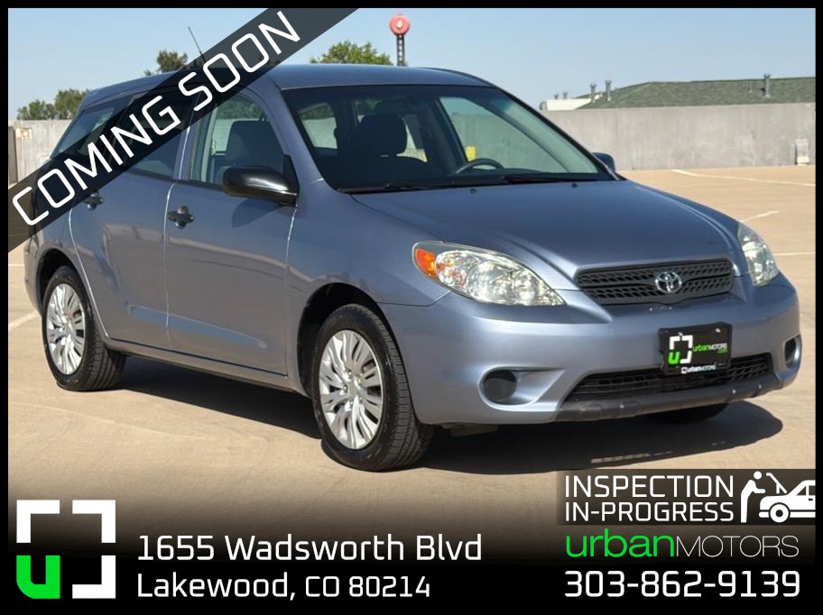 Blue 2006 Toyota Matrix Hatchback 5-Speed Manual