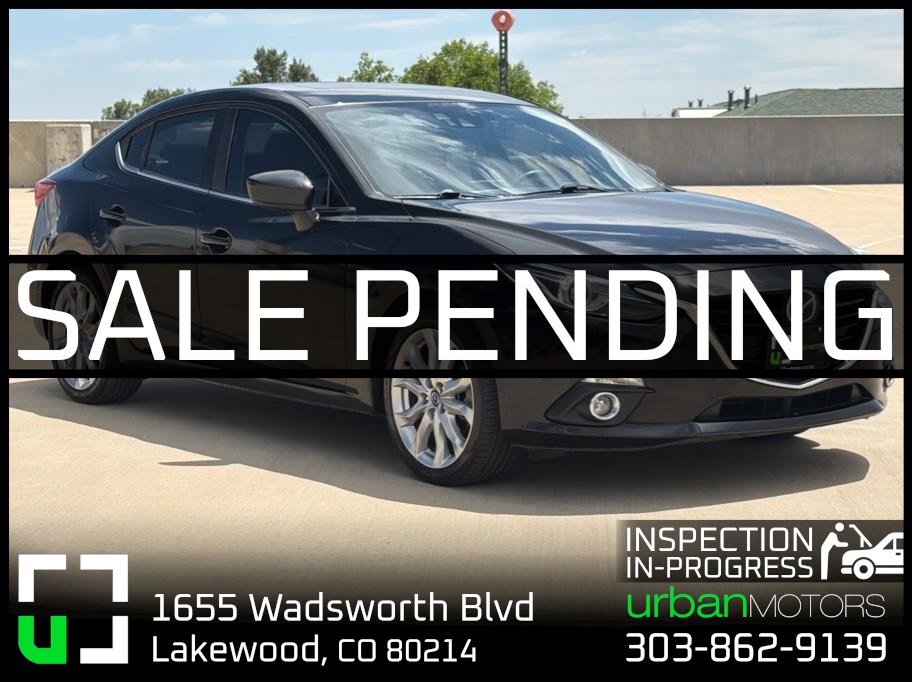 Black 2014 Mazda MAZDA3 Sedan Front-Wheel Drive 6-Speed Automatic