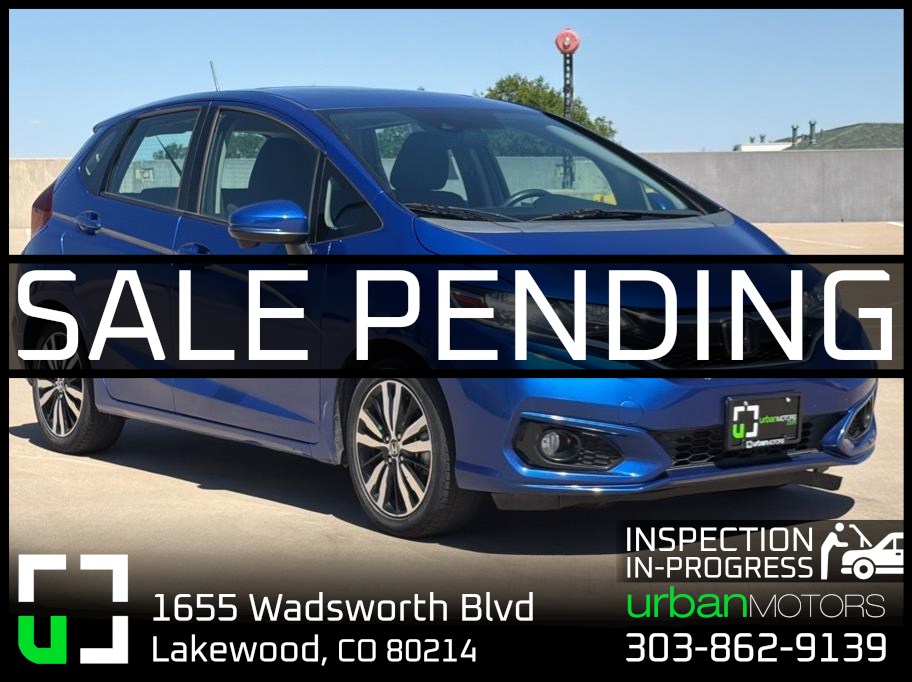 Blue 2020 Honda Fit Hatchback Front-Wheel Drive Continuously Variable Transmission