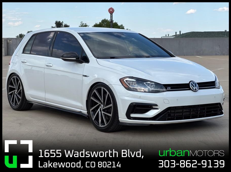 White 2019 Volkswagen Golf R Hatchback All-Wheel Drive 6-Speed Manual