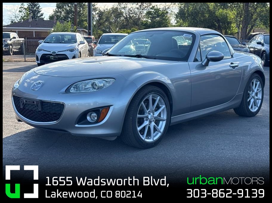 Silver 2009 Mazda MX-5 Miata Convertible Rear-Wheel Drive 6-Speed Manual Overdrive