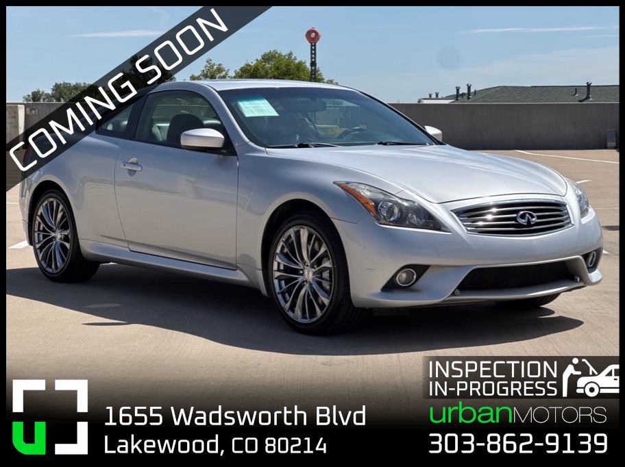 Silver 2013 INFINITI G37 Coupe All-Wheel Drive 7-Speed Automatic