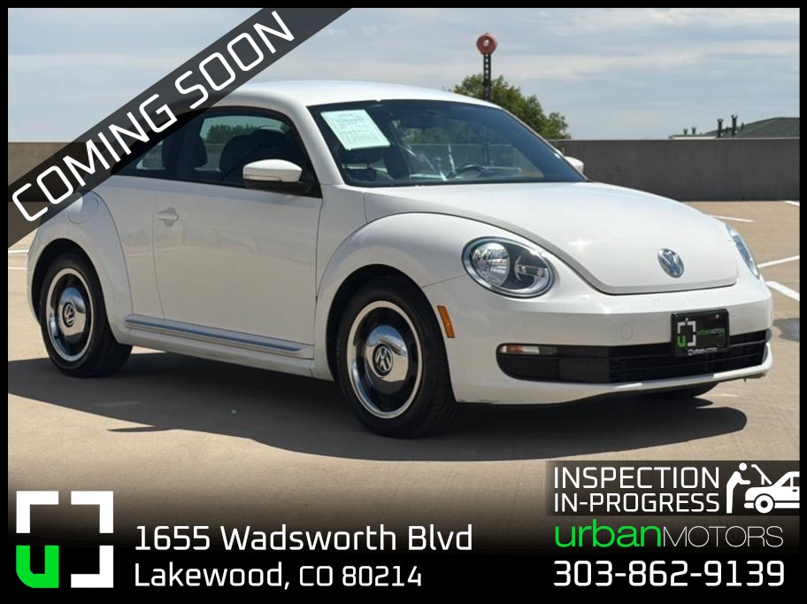 White 2012 Volkswagen Beetle Hatchback Front-Wheel Drive 5-Speed Manual