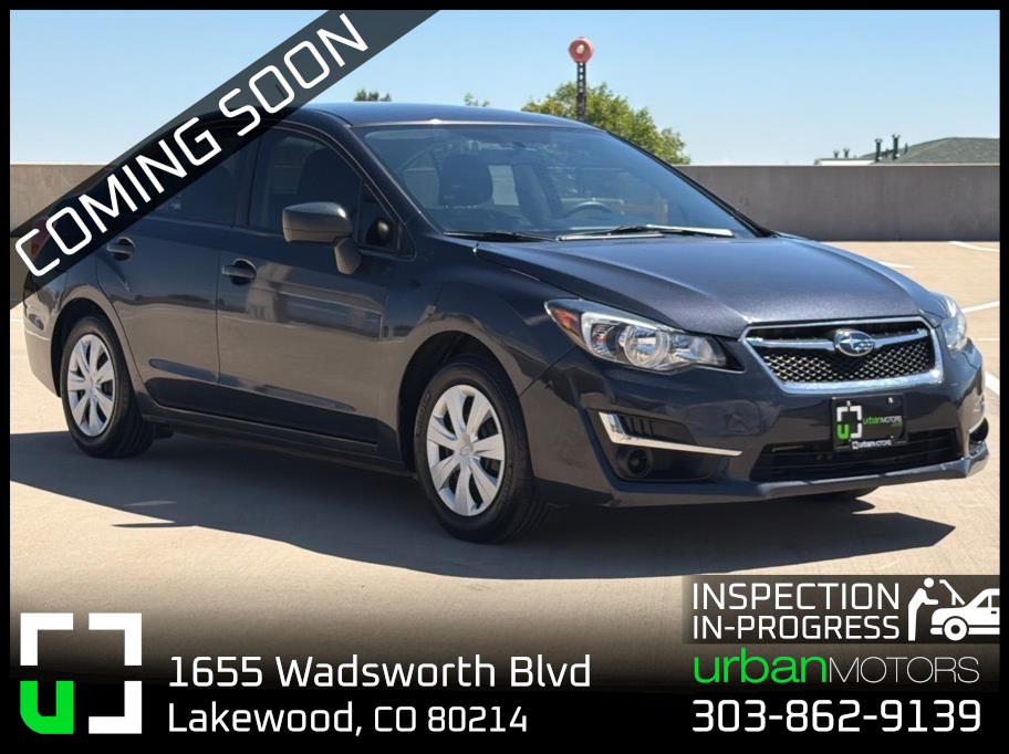 Gray 2015 Subaru Impreza Sedan All-Wheel Drive Continuously Variable Transmission