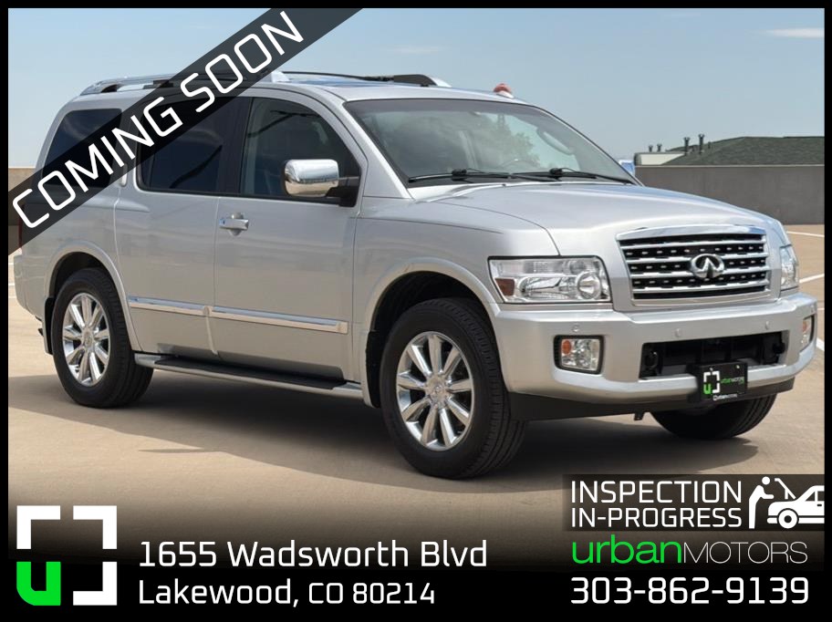 Silver 2008 INFINITI QX56 SUV / Crossover Four-Wheel Drive 5-Speed Automatic Overdrive