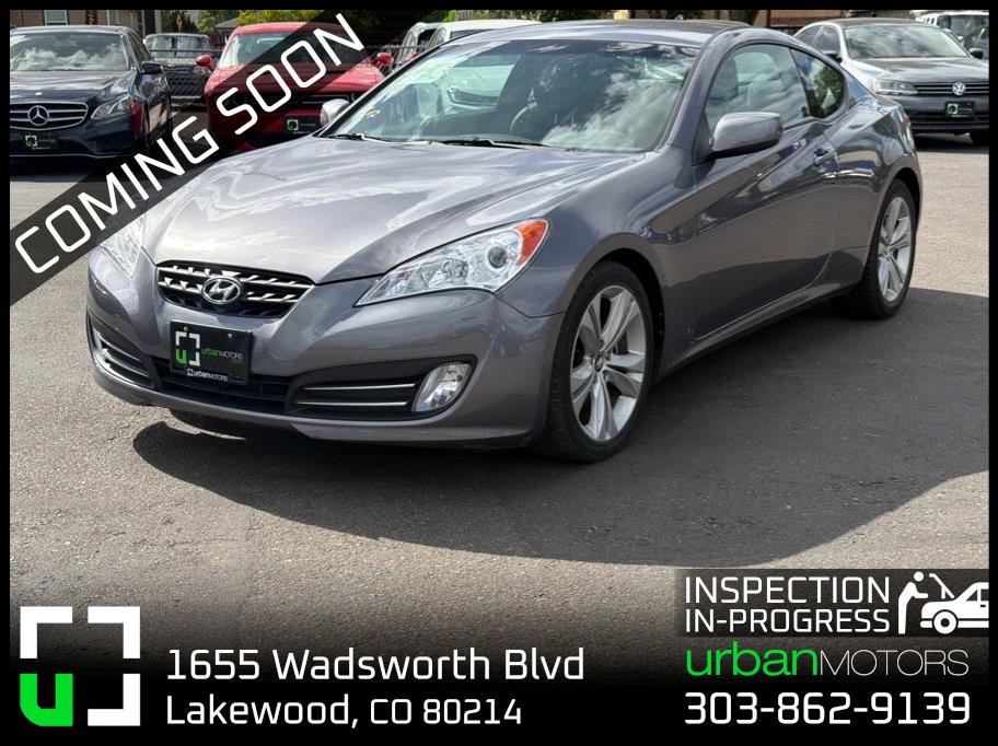 Gray 2010 Hyundai Genesis Coupe Coupe Rear-Wheel Drive 6-Speed Manual Overdrive