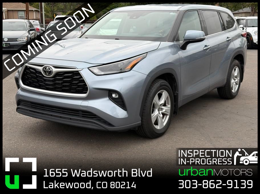 Blue 2023 Toyota Highlander SUV / Crossover All-Wheel Drive 8-Speed Automatic
