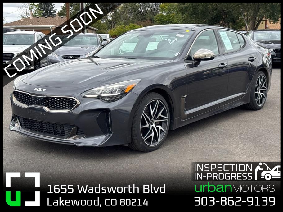 Gray 2022 Kia Stinger Sedan All-Wheel Drive 8-Speed Automatic