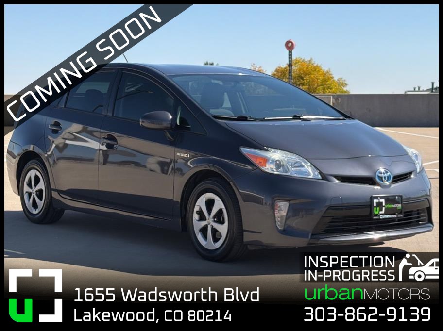 Gray 2014 Toyota Prius Hatchback Front-Wheel Drive Continuously Variable Transmission
