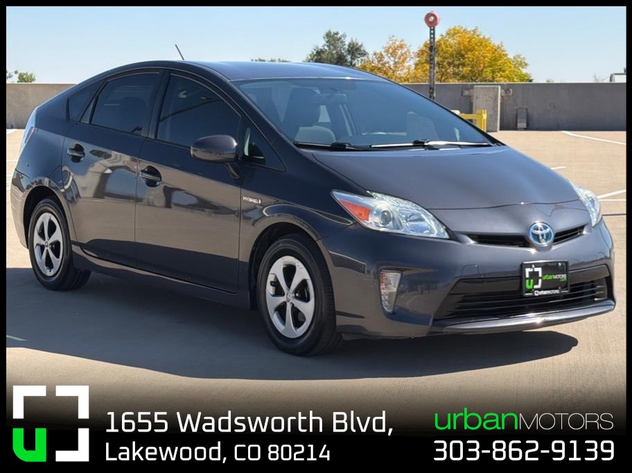 Gray 2014 Toyota Prius Hatchback Front-Wheel Drive Continuously Variable Transmission