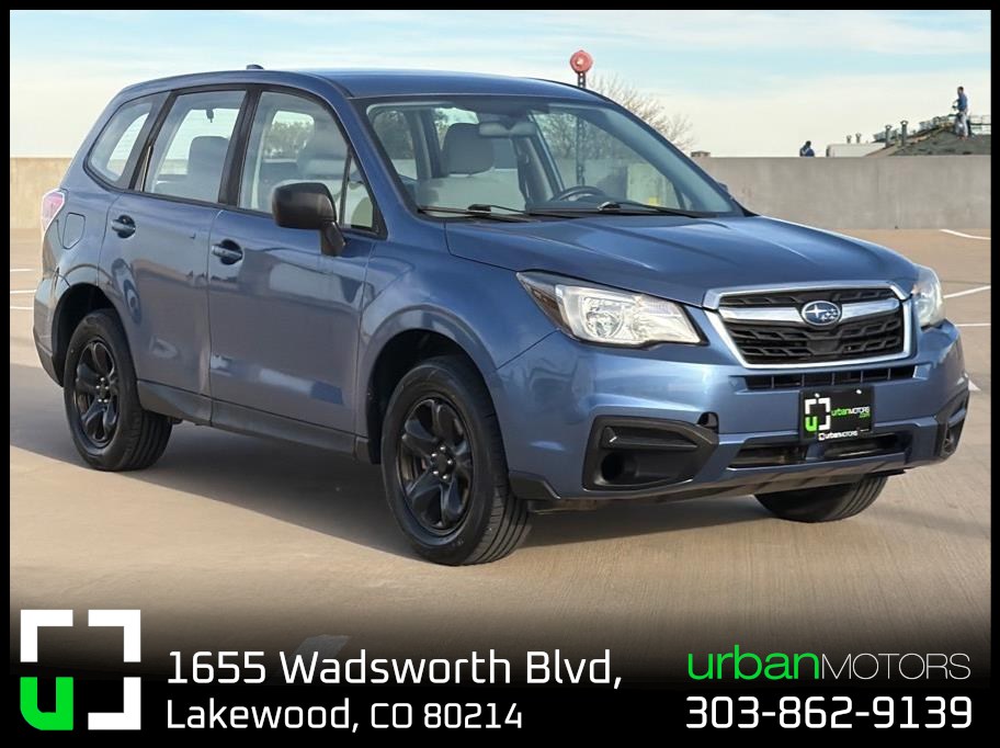 Blue 2018 Subaru Forester SUV / Crossover All-Wheel Drive 6-Speed Manual