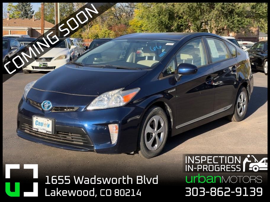 Blue 2012 Toyota Prius Hatchback Front-Wheel Drive Continuously Variable Transmission