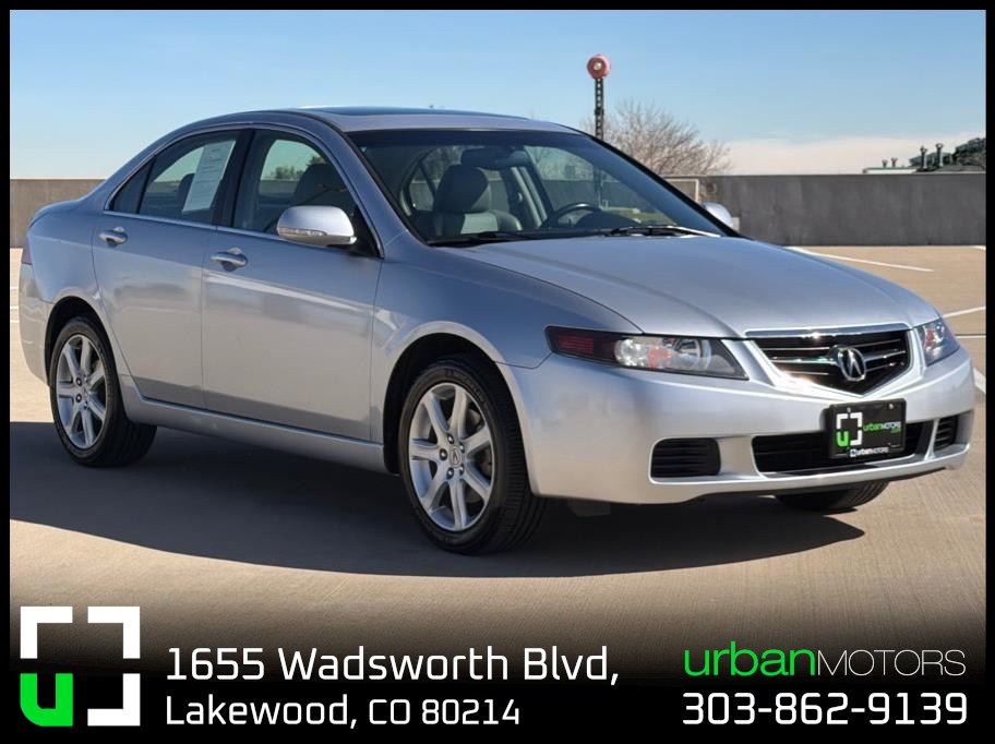 Silver 2005 Acura TSX Sedan Front-Wheel Drive Automatic
