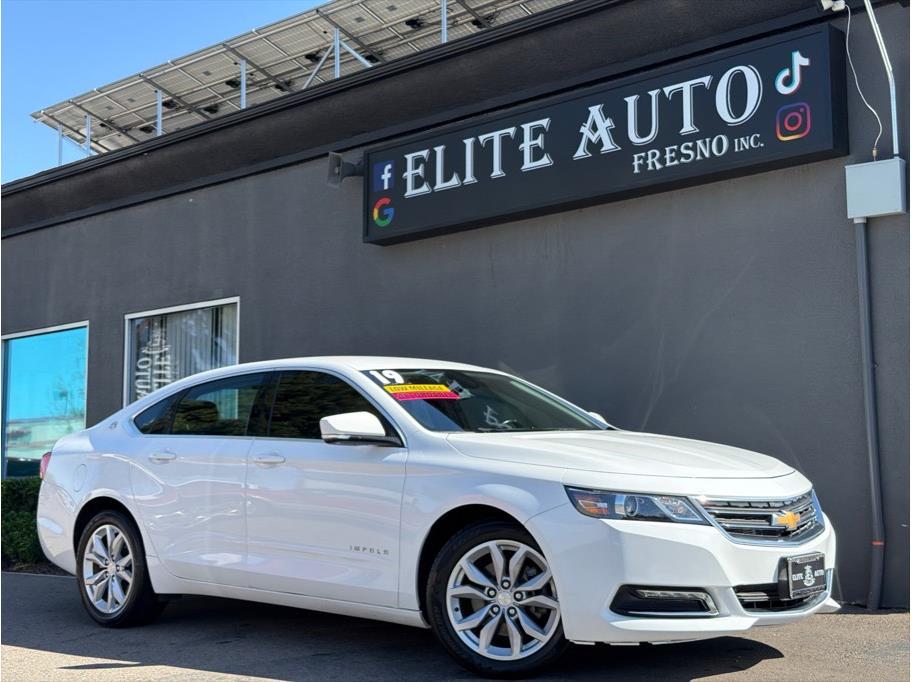 White 2019 Chevrolet Impala LT FWD Sedan Front-Wheel Drive 6-Speed Automatic Overdrive