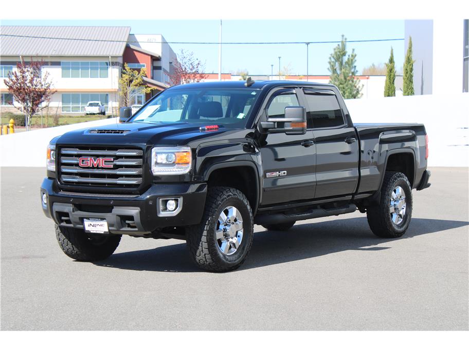 Black 2019 GMC Sierra 3500HD Pickup Truck Four-Wheel Drive 6-Speed Automatic Overdrive