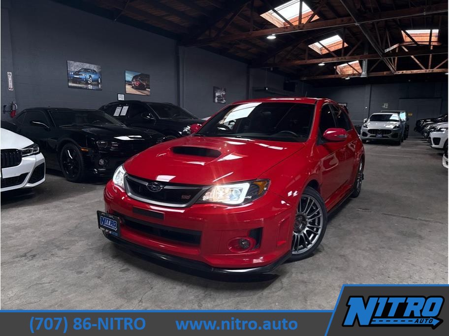 Red 2011 Subaru Impreza WRX STI Hatchback All-Wheel Drive 6-Speed Manual Overdrive