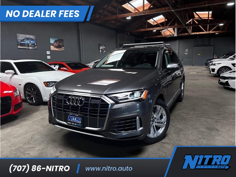 Gray 2022 Audi Q7 SUV / Crossover All-Wheel Drive 8-Speed Automatic