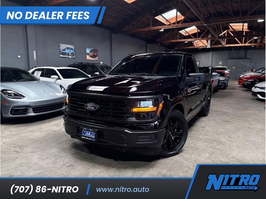 Black 2025 Ford F-150 Pickup Truck Four-Wheel Drive Automatic