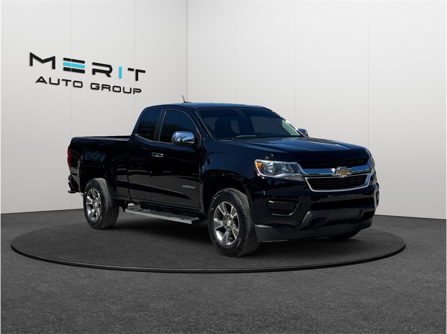 Black 2019 Chevrolet Colorado Work Truck Extended Cab LB RWD Pickup Truck 4X2 6-Speed Automatic