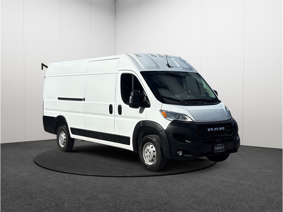 White 2023 RAM ProMaster 3500 159 High Roof Extended Cargo Van FWD Van Front-Wheel Drive 9-Speed Automatic