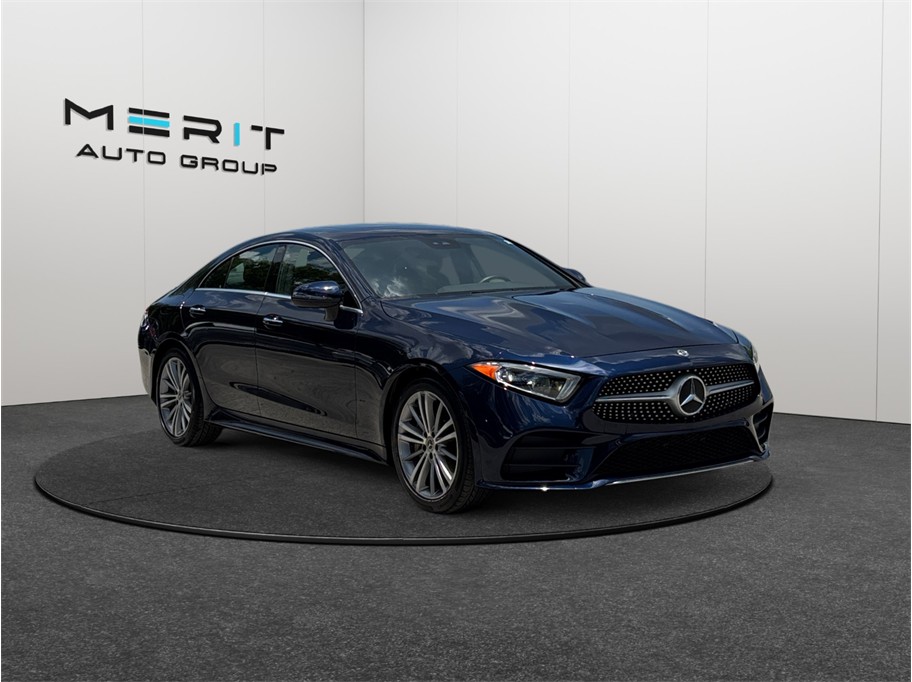Blue 2020 Mercedes-Benz CLS 450 Coupe 4MATIC Coupe All-Wheel Drive 9-Speed Automatic