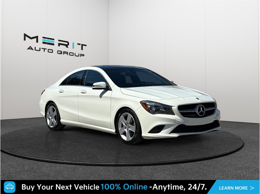 White 2016 Mercedes-Benz CLA Sedan All-Wheel Drive 7-Speed Automatic