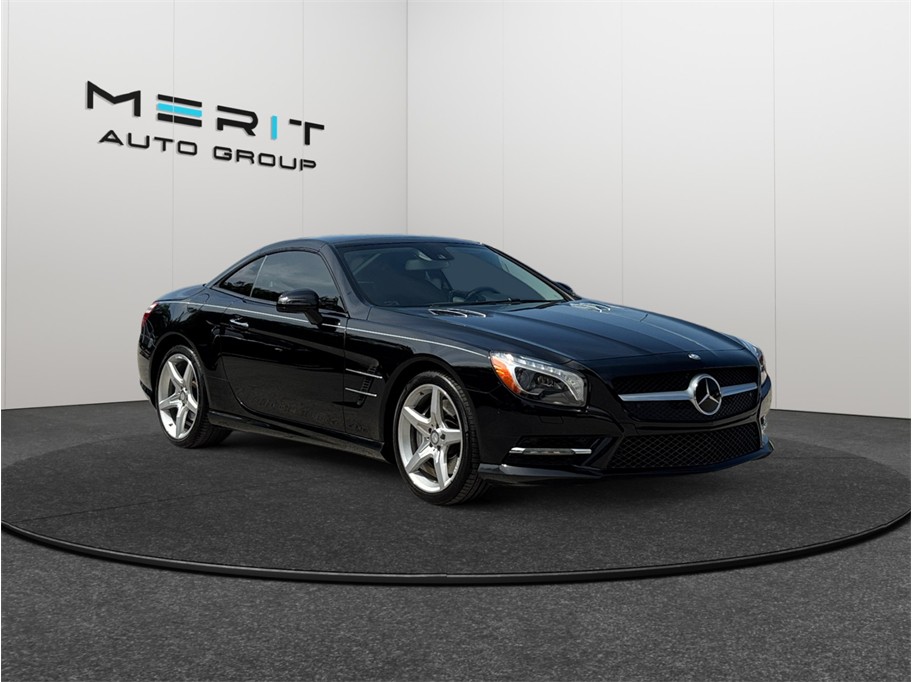 Black 2015 Mercedes-Benz SL-Class Convertible Rear-Wheel Drive 7-Speed Automatic