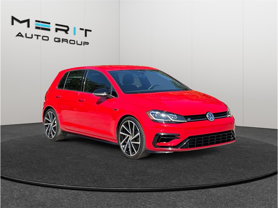 Red 2018 Volkswagen Golf R Hatchback All-Wheel Drive 6-Speed Manual