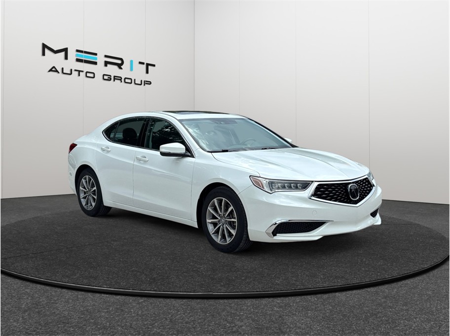 White 2020 Acura TLX Sedan Front-Wheel Drive 8-Speed Dual Clutch