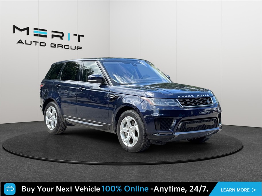 Blue 2019 Land Rover Range Rover Sport SUV / Crossover All-Wheel Drive 8-Speed Automatic