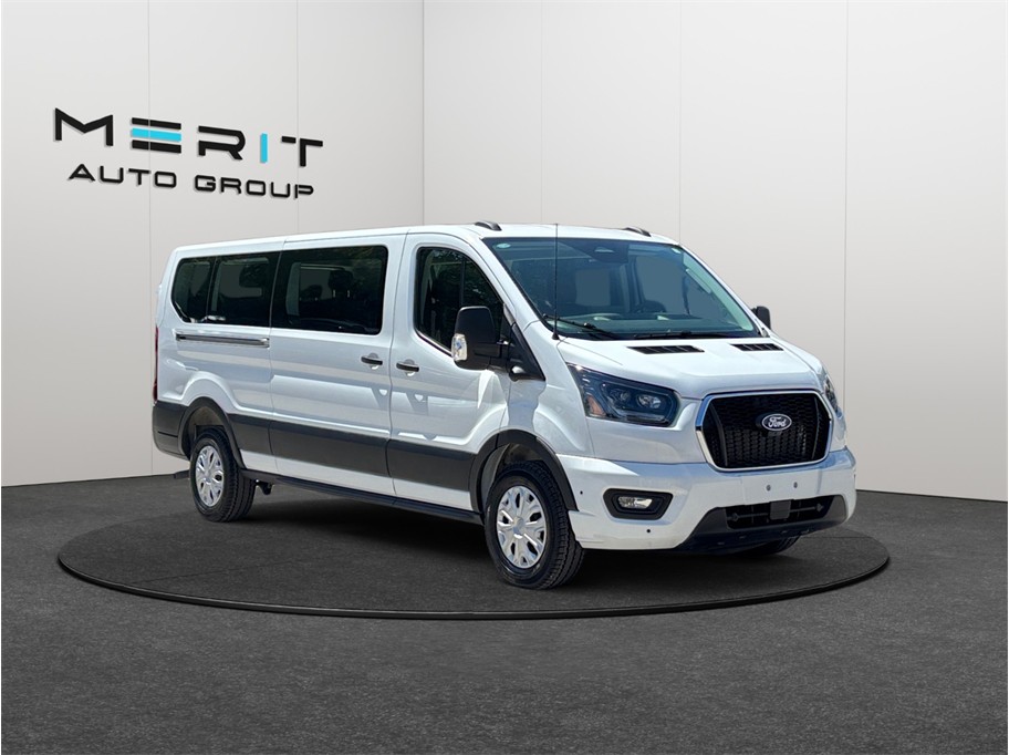 White 2026 Ford Transit Passenger Van Rear-Wheel Drive 