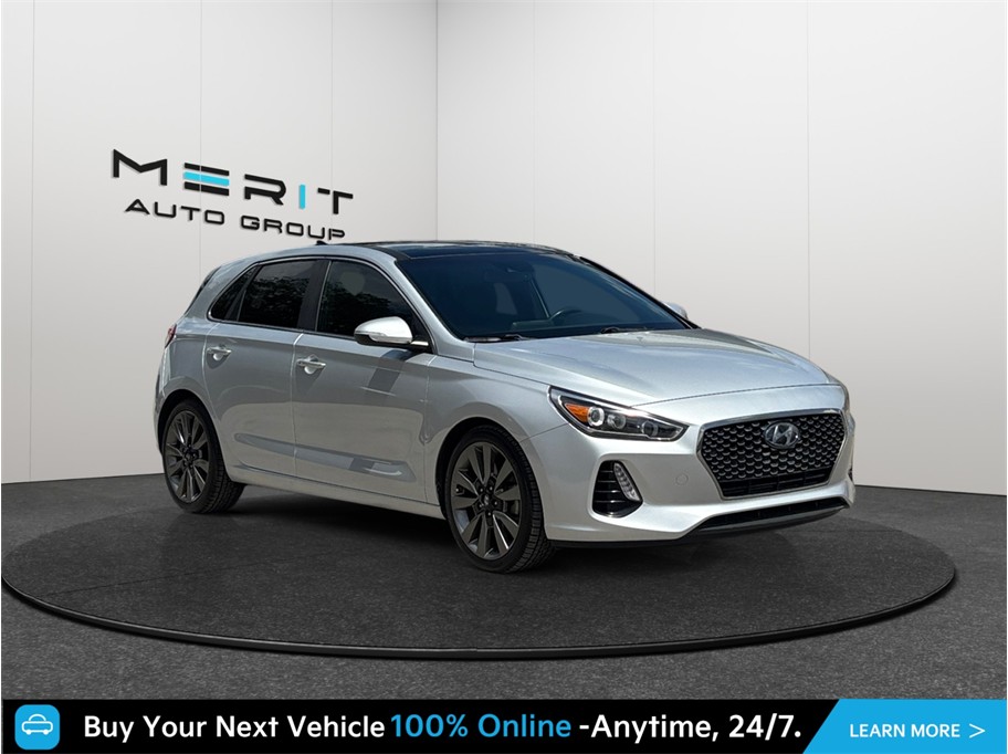 Silver 2018 Hyundai Elantra GT Hatchback Front-Wheel Drive 7-Speed Dual Clutch