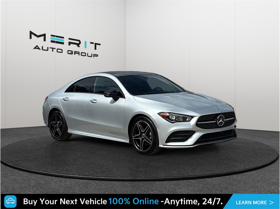 Silver 2023 Mercedes-Benz CLA Coupe All-Wheel Drive 7-Speed Dual Clutch