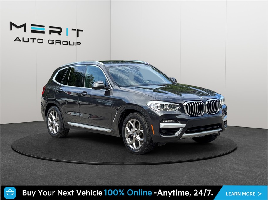 Black 2021 BMW X3 SUV / Crossover Rear-Wheel Drive 8-Speed Automatic