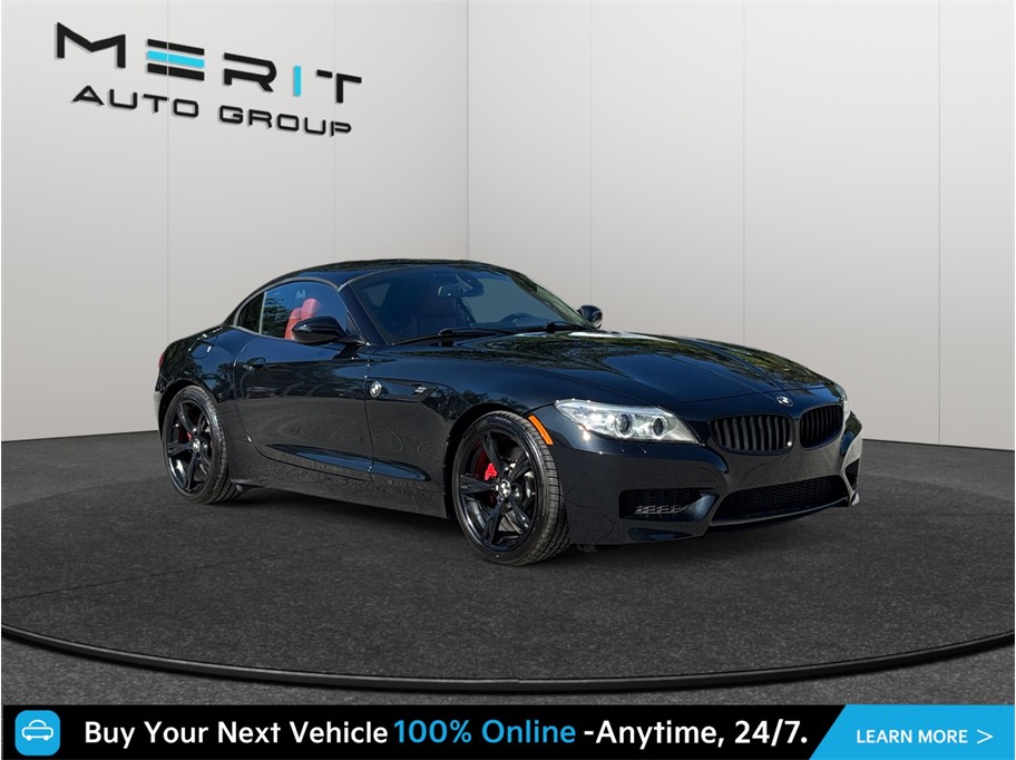 Black 2016 BMW Z4 Convertible Rear-Wheel Drive 8-Speed Automatic