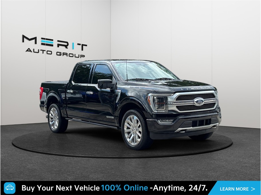 Black 2023 Ford F-150 Pickup Truck Four-Wheel Drive Automatic