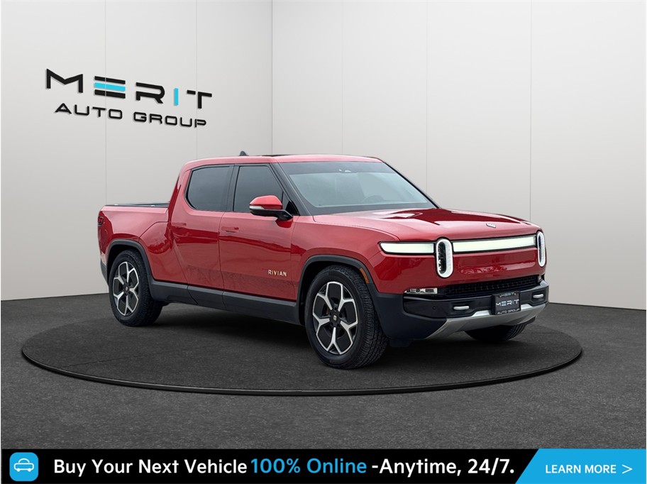 Orange 2022 Rivian R1T Pickup Truck All-Wheel Drive Automatic
