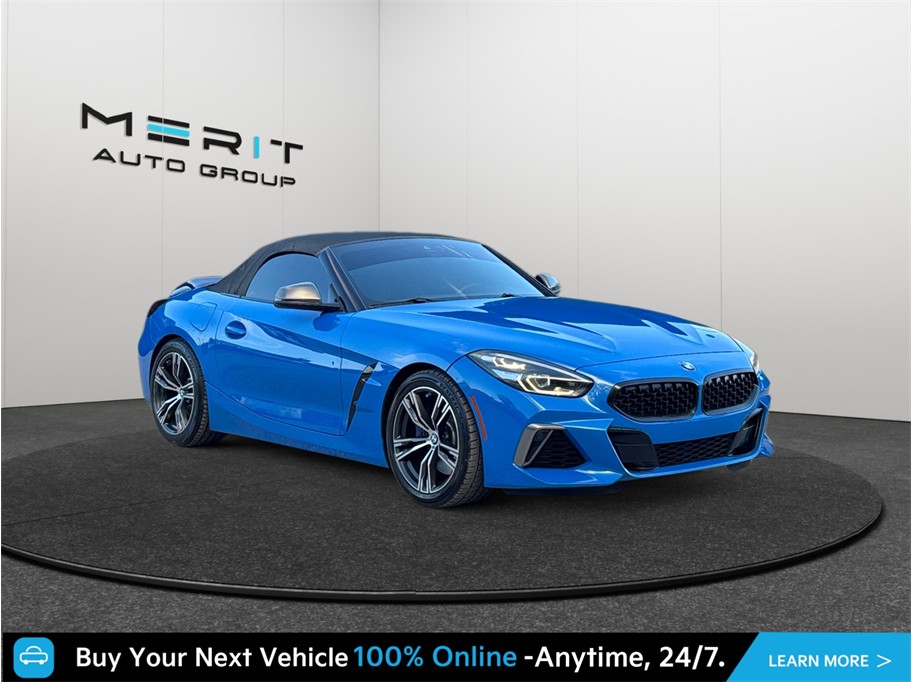 Blue 2020 BMW Z4 Convertible Rear-Wheel Drive 8-Speed Automatic