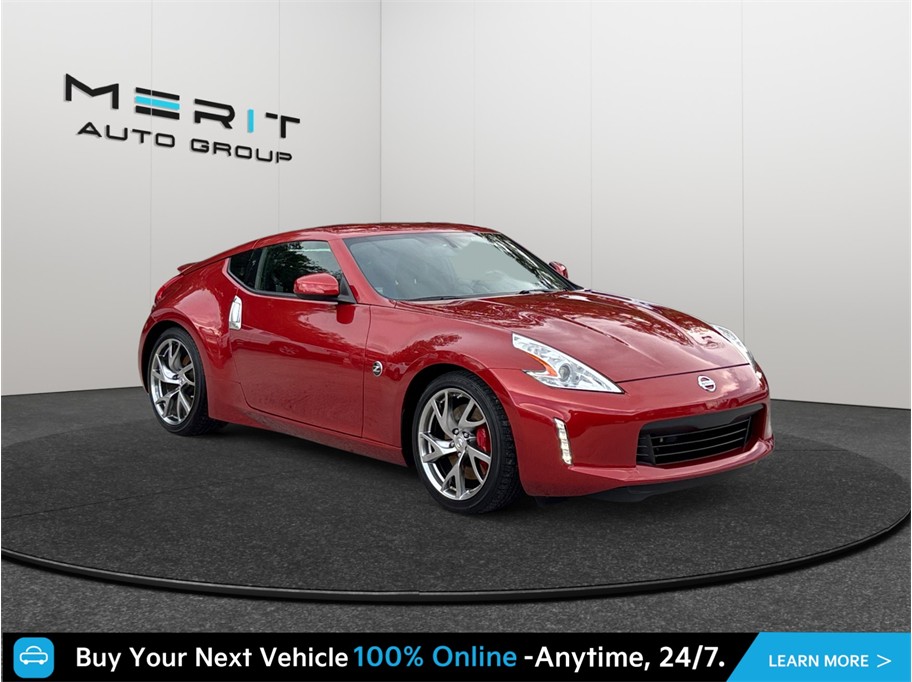 Red 2014 Nissan 370Z Coupe Rear-Wheel Drive 6-Speed Manual